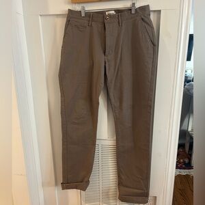 Taylor Stitch Pants Men’s 33 Democratic Foundation Flat Front Straight Chino